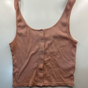 Button up crop top